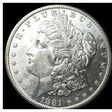 1881-S Silver Morgan Dollar CHOICE BU