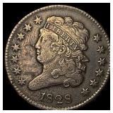 1828 Classic Head Half Cent NEARLY UNCIRCULATED