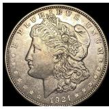 1921 Silver Morgan Dollar NEARLY UNCIRCULATED