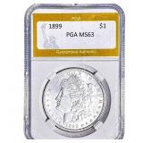1899 Morgan Silver Dollar PGA MS63