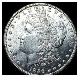 1886 Silver Morgan Dollar CHOICE BU