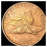1857 Flying Eagle Cent CLOSELY UNCIRCULATED