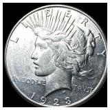 1923 Peace Silver Dollar CHOICE AU