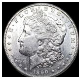 1890-S Silver Morgan Dollar CHOICE AU