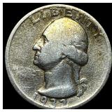 1932-D Silver Washington Quarter LIGHTLY CIRCULATE