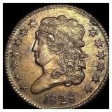 1828 Copper Half Cent GEM BU