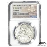 Mexico 1777-83 "El Cazador" Silver 8 Reales NGC