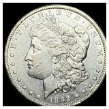 1892-CC Silver Morgan Dollar CLOSELY  UNCIRCULATE