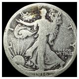 1916-S Silver Walking Liberty Half Dollar NICELY C