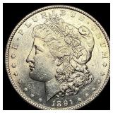1891-S Morgan Silver Dollar UNCIRCULATED
