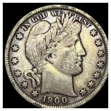 1900 Barber Half Dollar LIGHTLY CIRCULATED