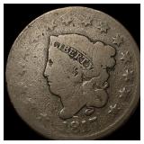 1817 Coronet Head Large Cent NICELY CIRCULATED