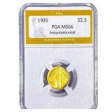 1926 Sesquincentennial $2.50 Gold Quarter Eagle PG