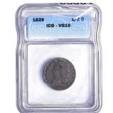 1829 Classic Head Half Cent ICG VG10
