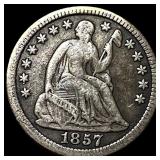 1857 Silver Half Dime LIGHTLY CIRCULATED