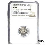 1806 Mexico Silver 1/2 Reale NGC VF35
