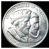 1924 Silver Huguenot-Walloon Half Dollar UNCIRCULA