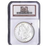 1884 Morgan Silver Dollar NGC MS62