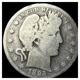 1893-O Silver Barber Half Dollar NICELY CIRCULATED