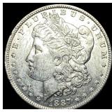 1887 Morgan Silver Dollar CHOICE AU