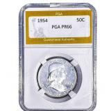 1954 Franklin Half Dollar PGA PR66