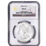 1882-S Morgan Silver Dollar NGC MS62