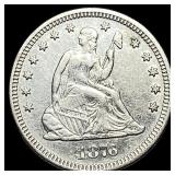 1876 Seated Liberty Quarter CLOSELY  UNCIRCULATED