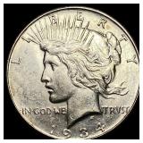 1934-D Silver Peace Dollar CLOSELY  UNCIRCULATED