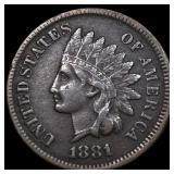 1881 Indian Head Cent NEARLY UNCIRCULATED