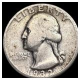 1932-D Silver Washington Quarter NICELY CIRCULATED
