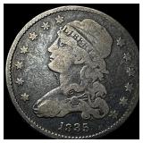1835 Capped Bust Silver Quarter NICELY CIRCULATED