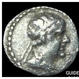 Greco-Bactria Eucratides I 171-145 BC Silver Obol