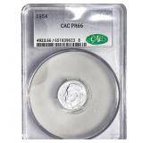 1954 Roosevelt Dime CAC PR66