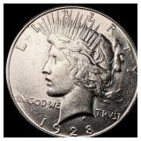 1923 Silver Peace Dollar CHOICE AU