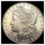 1897 Morgan Silver Dollar CHOICE BU
