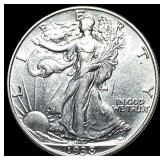 1938-D Silver Walking Liberty Half Dollar CHOICE A