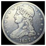 1837 Capped Bust Half Dollar LIGHTLY CIRCULATED