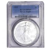 1993 Silver Eagle PCGS MS69