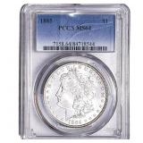 1885 Morgan Silver Dollar PCGS MS64
