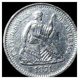 1871-S Silver Half Dime HIGH GRADE