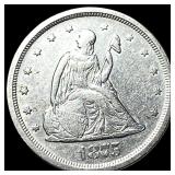 1875-S Silver Twenty Cents CLOSELY UNCIRCULATED