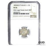 1803 Mexico Silver 1/2 Reale NGC VF35