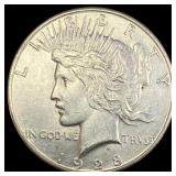 1928-S Peace Silver Dollar CLOSELY  UNCIRCULATED