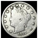 1912-S Liberty Head Nickel NICELY CIRCULATED