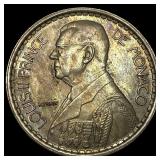 1947 Monaco 20 Francs NEARLY UNCIRCULATED