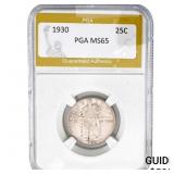 1930 Standing Liberty Quarter PGA MS65