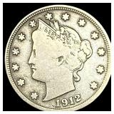 1912-S Liberty Head Nickel NICELY CIRCULATED
