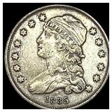 1835 Capped Bust Silver Quarter NEARLY  UNCIRCULA