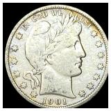1901 Silver Half Dollar NICELY CIRCULATED