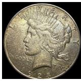 1928 Peace Silver Dollar LIGHTLY CIRCULATED